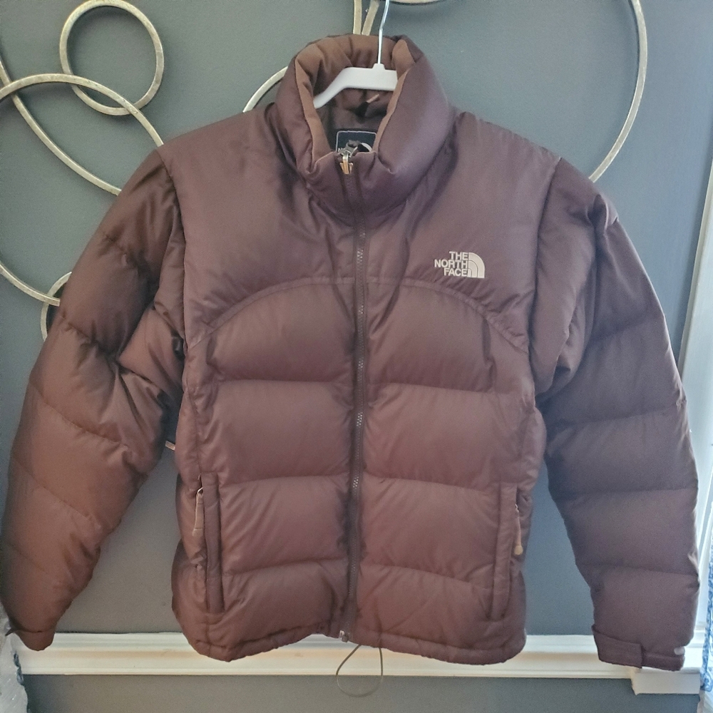 The North Face Vintage Brown Retro Nuptse 700 Puffer Jacket/Coat Medium